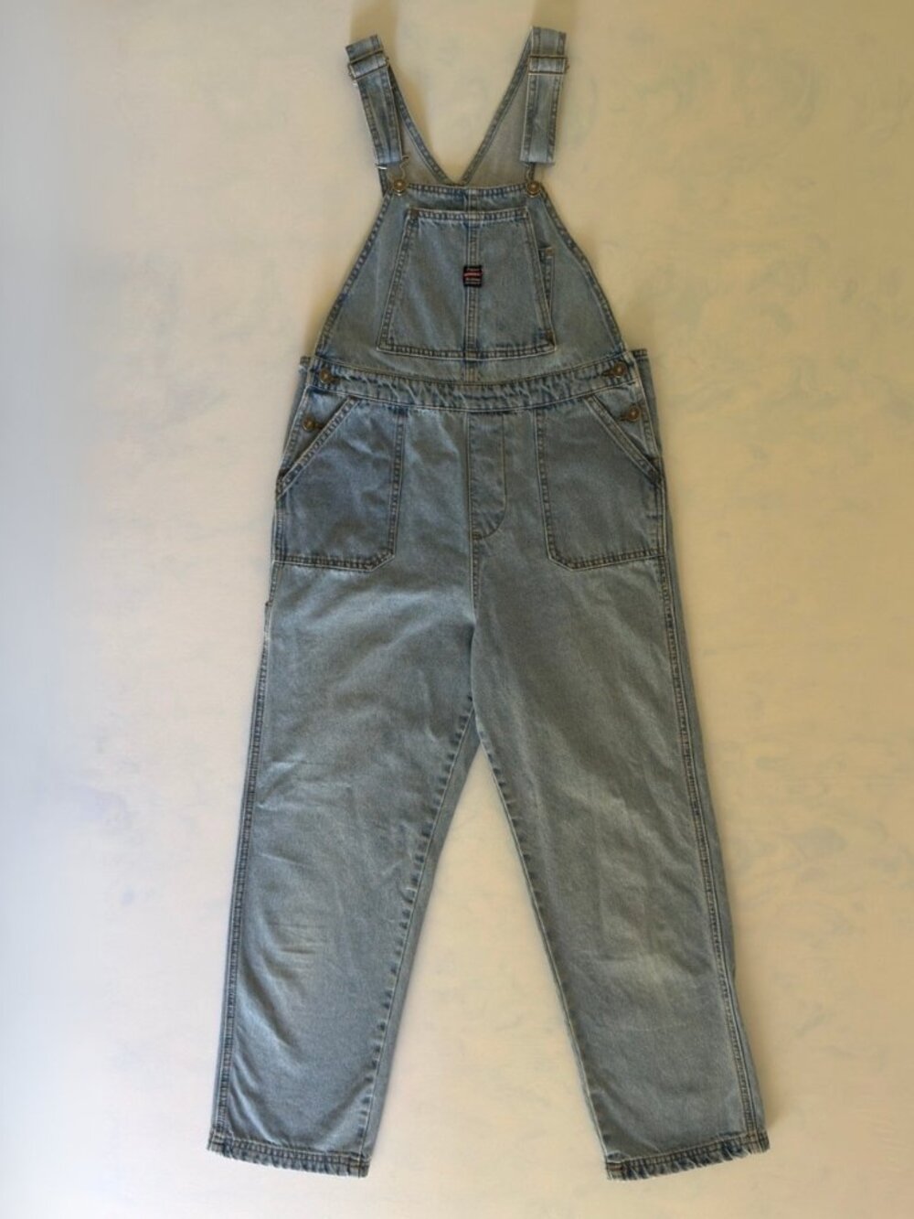 Union Bay Vintage Women's Light Wash Carpenter Denim Overalls